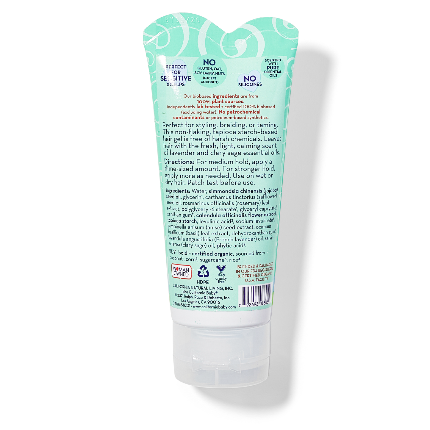Calming™ Jelly Mousse Hair Gel by California Baby, product view 2