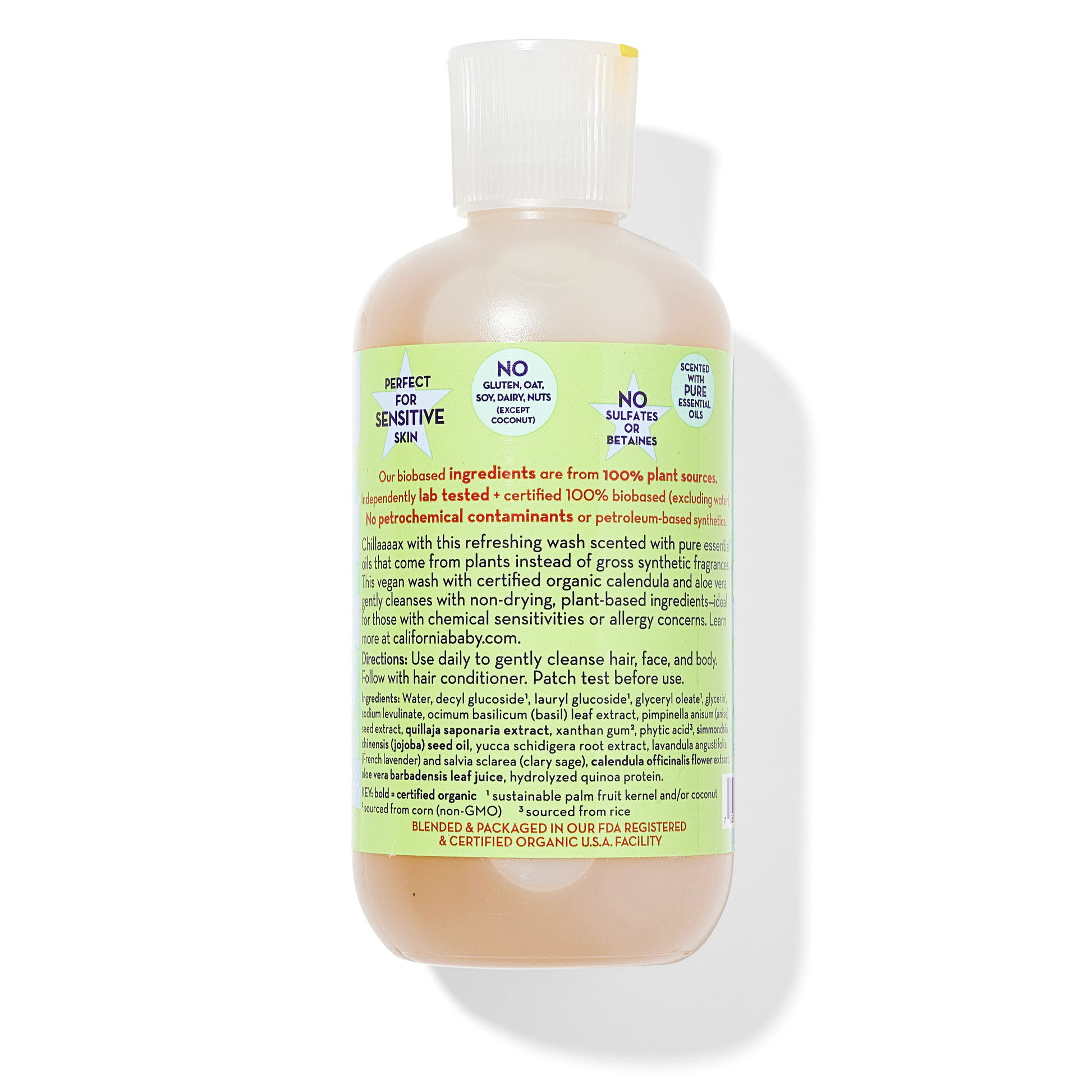 California Kids® #chillax™ Shampoo & Bodywash by California Baby, product view 3