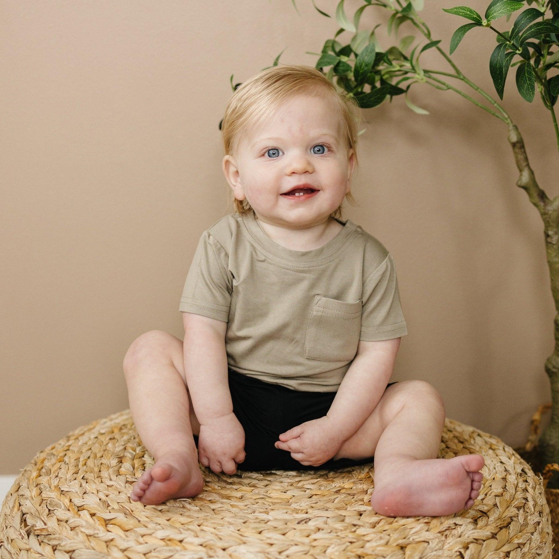 Bamboo Pocket Tee by Little Joy Co., product view 2