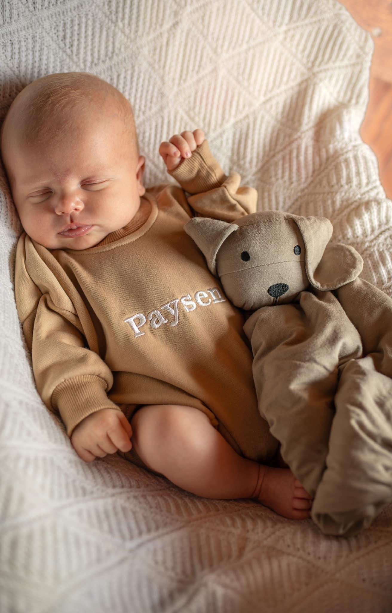 Cuddle Pup Bamboo Puppy Lovey by Little Joy Co., product view 3