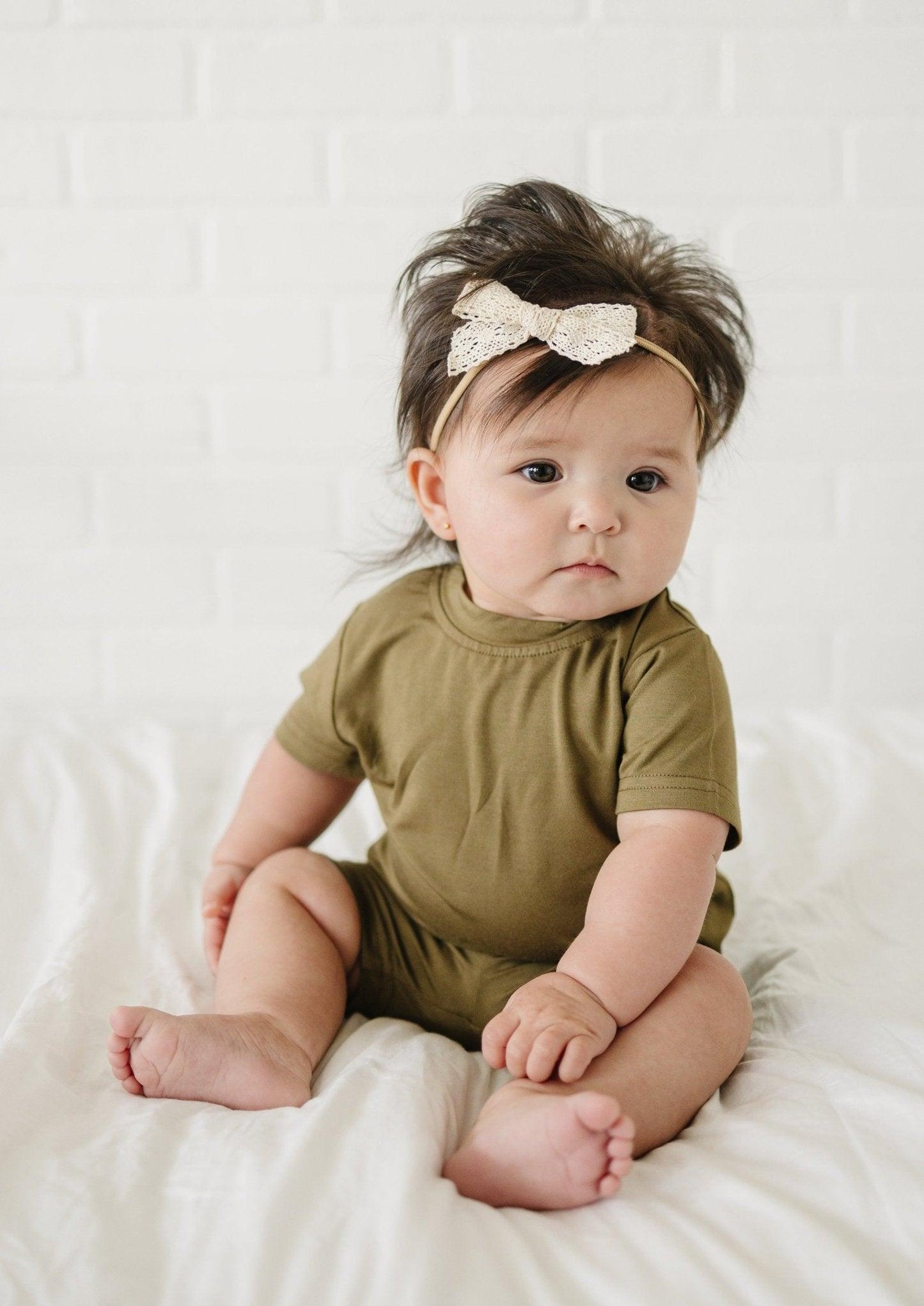 Bamboo Tee & Bike Shorts - sold as separates by Little Joy Co., product view 13