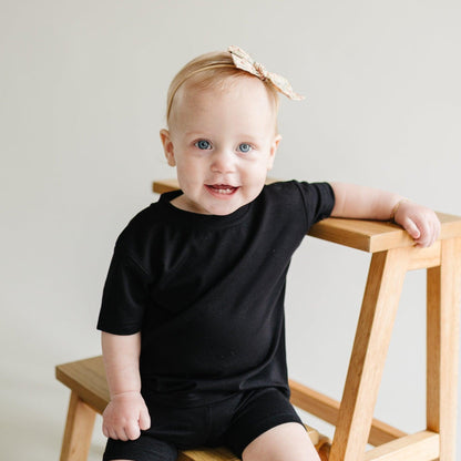 Bamboo Tee & Bike Shorts - sold as separates by Little Joy Co., product view 22