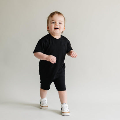 Bamboo Tee & Bike Shorts - sold as separates by Little Joy Co., product view 24
