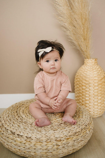 Bamboo Tee & Bike Shorts - sold as separates by Little Joy Co., product view 15