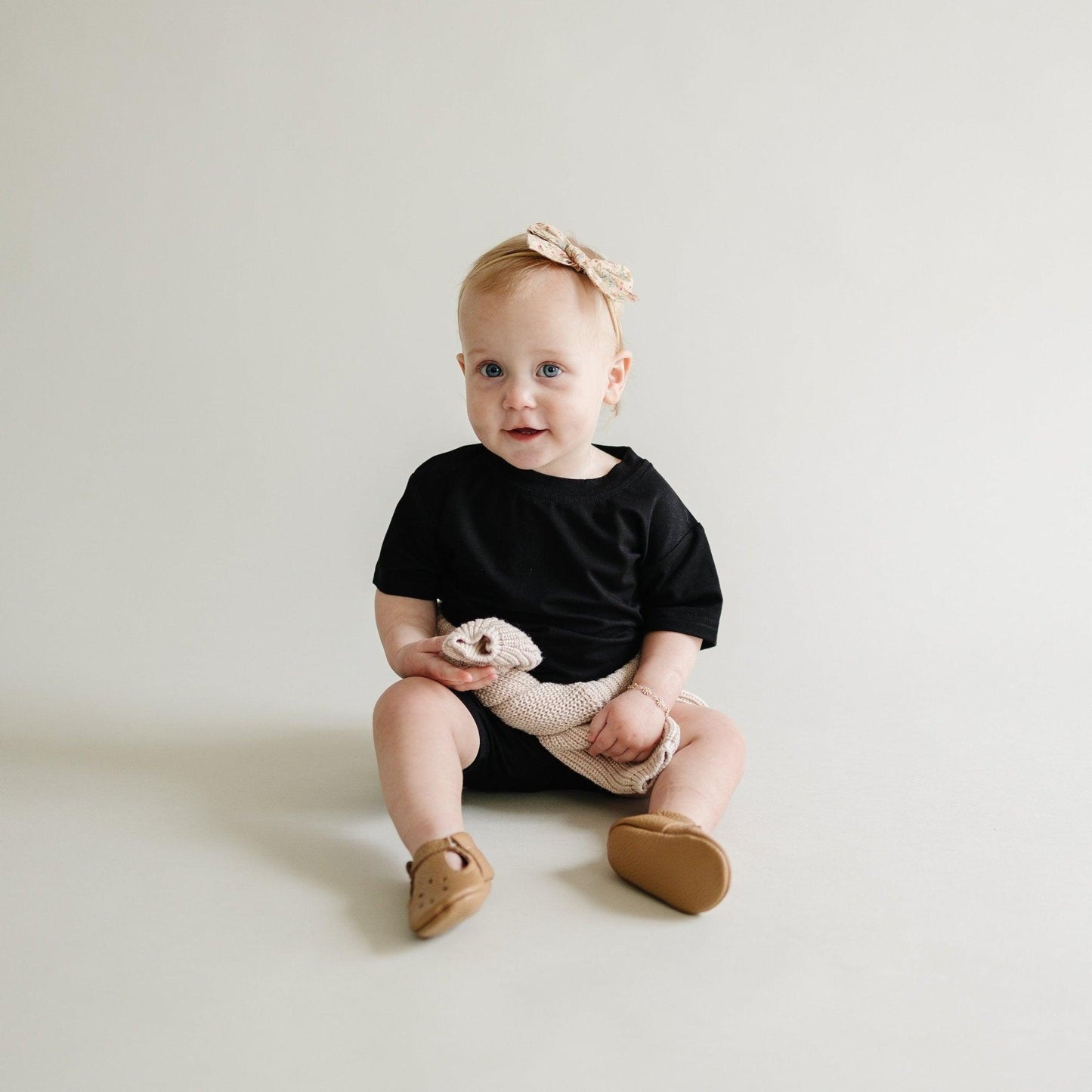 Bamboo Tee & Bike Shorts - sold as separates by Little Joy Co., product view 19