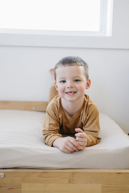 Bamboo Terry Crewneck Sweatshirt by Little Joy Co., product view 11