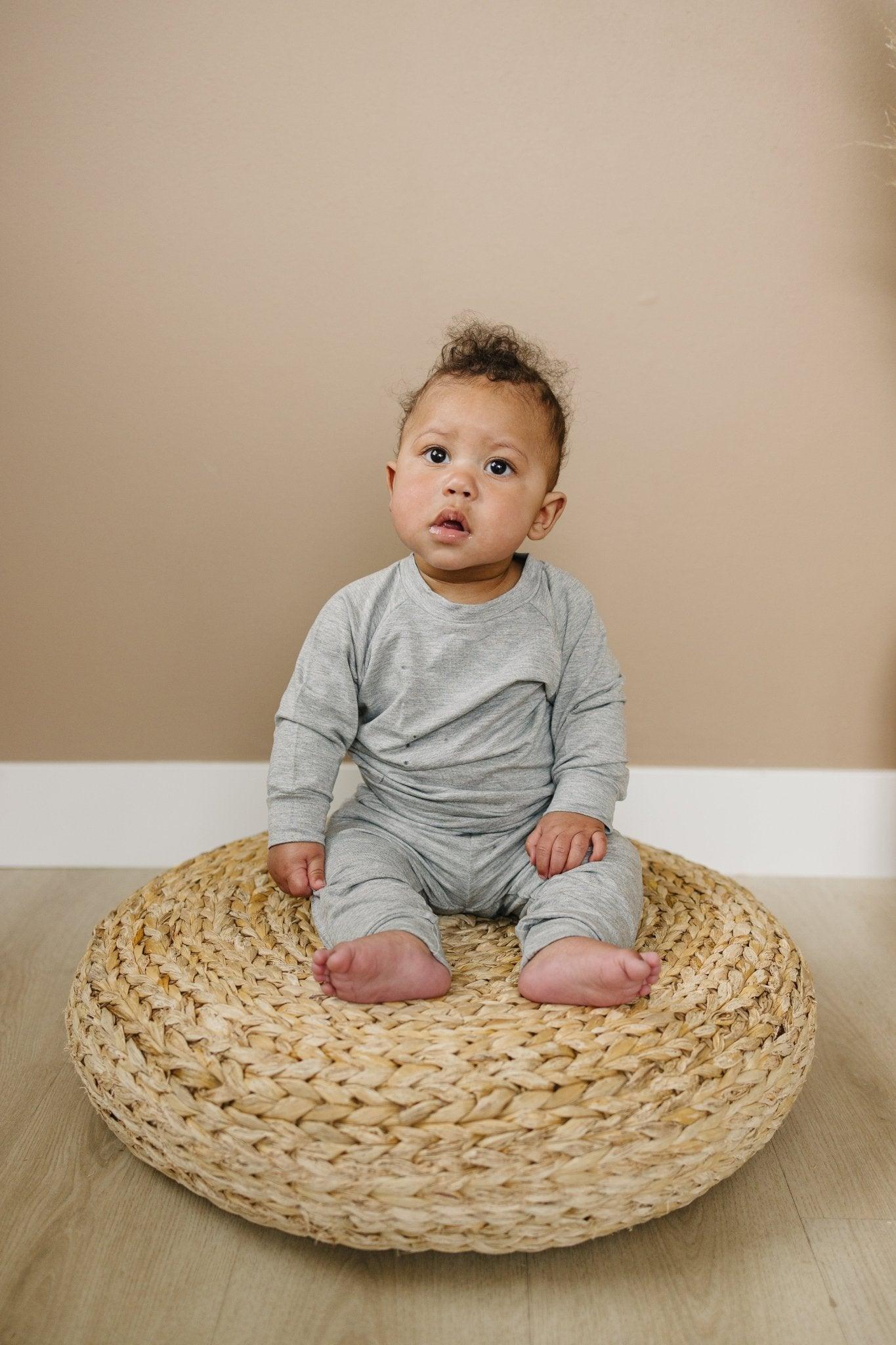 Bamboo Terry Crewneck Sweatshirt by Little Joy Co., product view 5