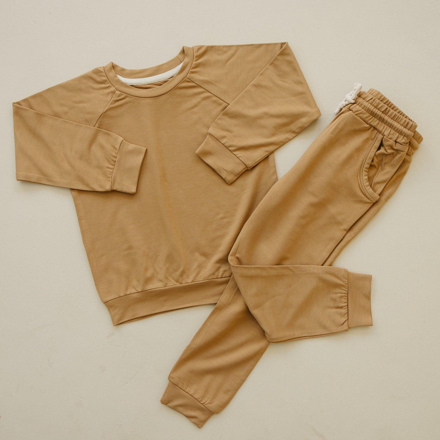 Bamboo Terry Joggers by Little Joy Co., product view 2