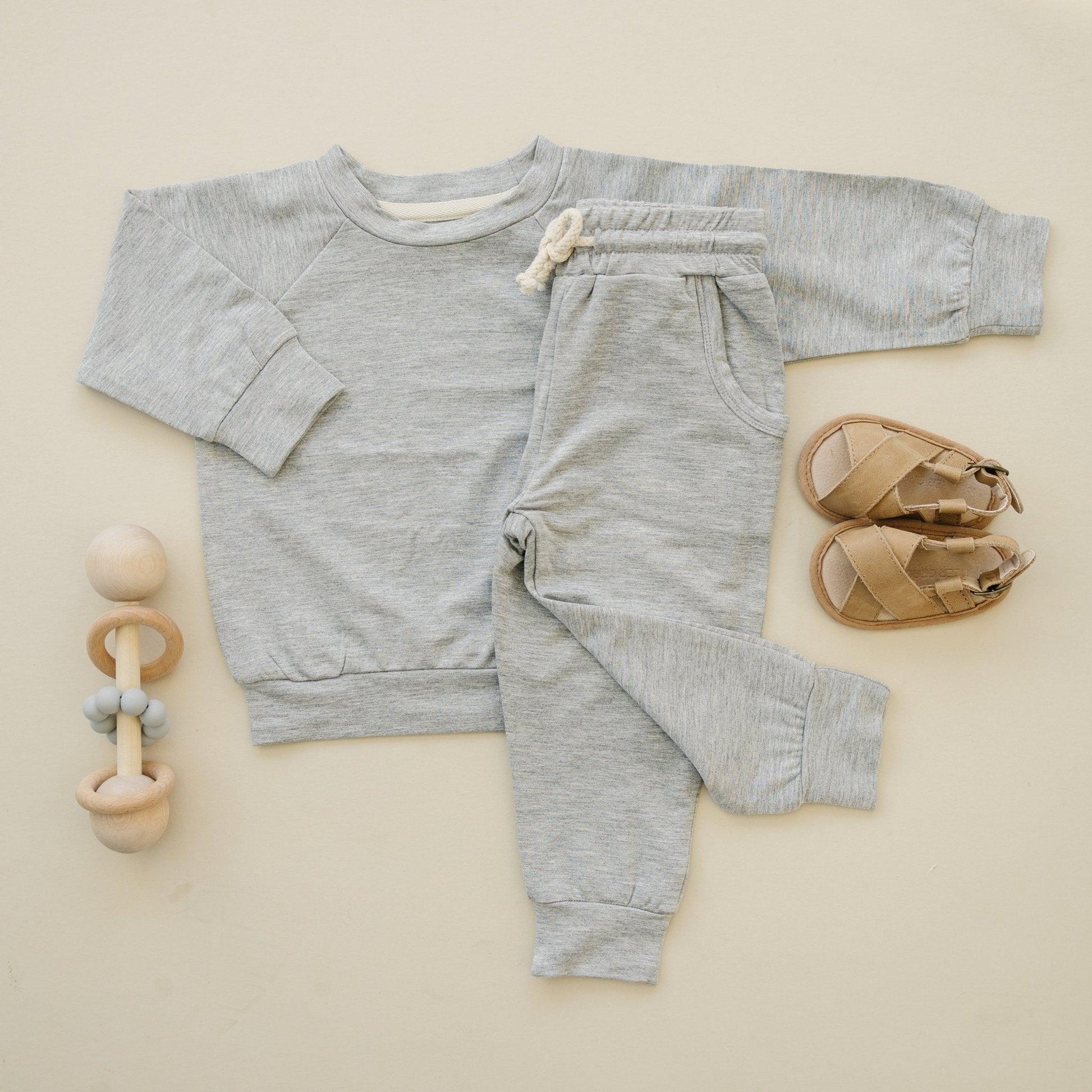 Bamboo Terry Joggers by Little Joy Co.
