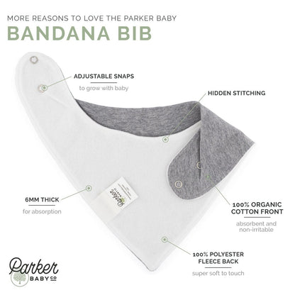 Parker Bandana Bib Set by Parker Baby Co., product view 3