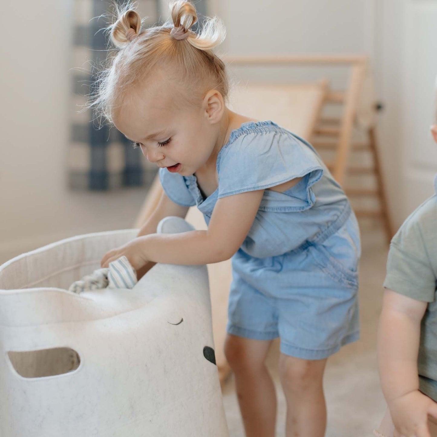 Bear Felt Laundry Hamper by Parker Baby Co., product view 11