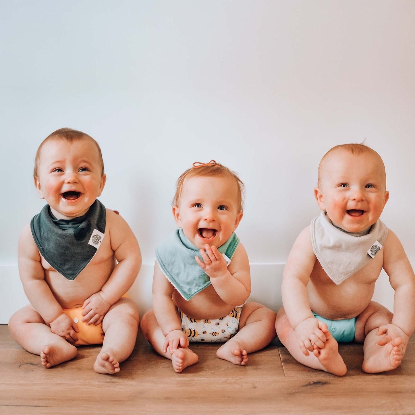 Cloud Bandana Bib Set (8 pack) by Parker Baby Co., product view 10