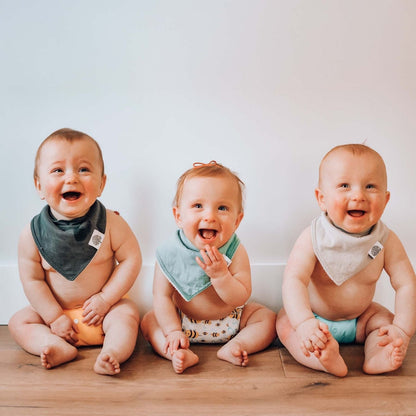 Cloud Bandana Bib Set (8 pack) by Parker Baby Co., product view 10