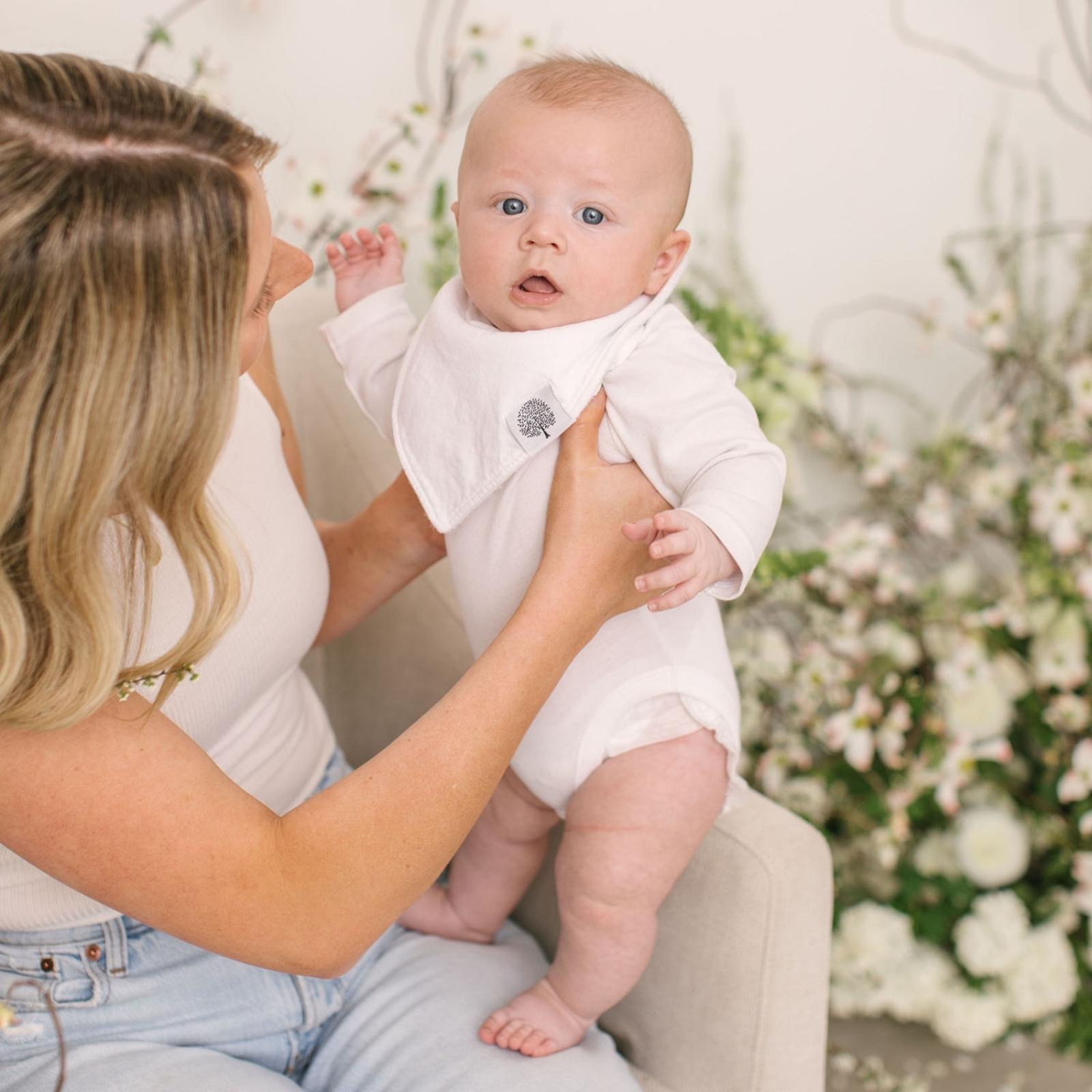 Basics Bandana Bib Set (8 pack) by Parker Baby Co., product view 8