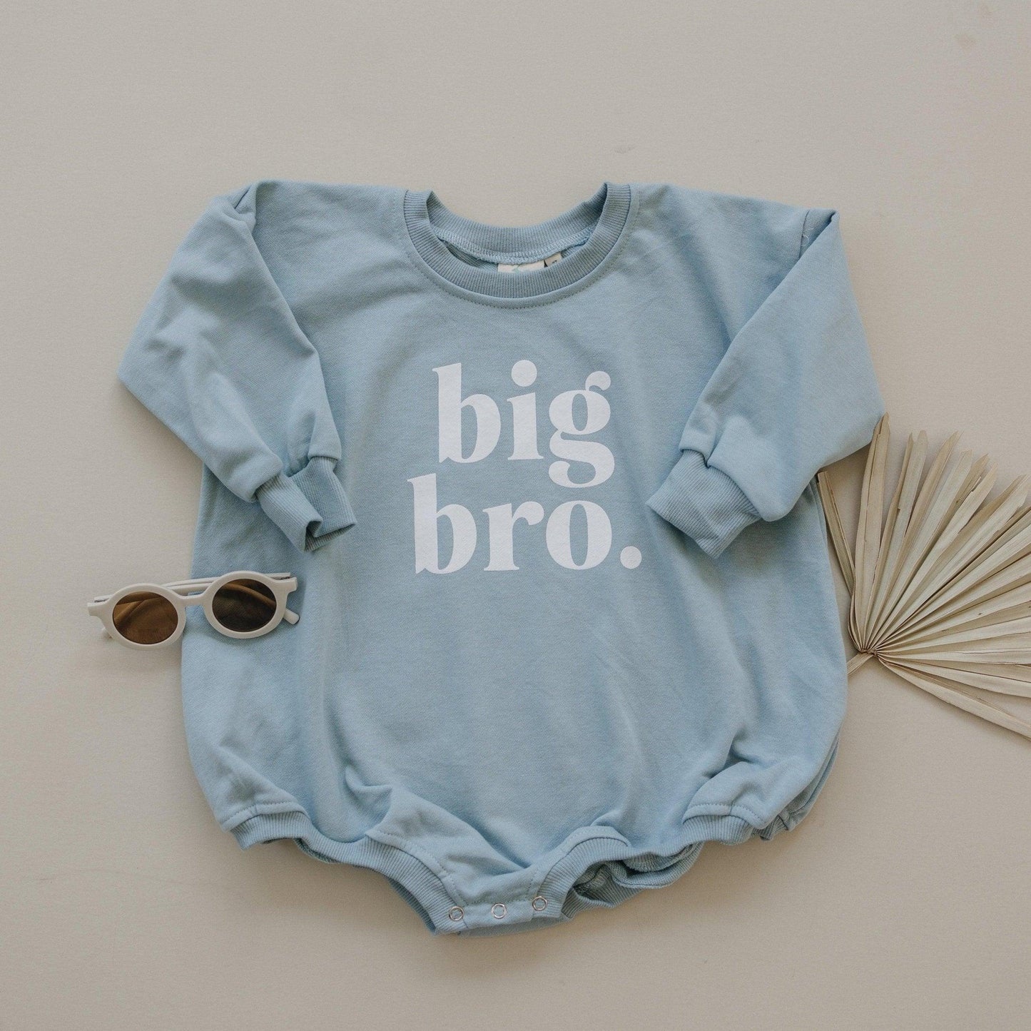Big Bro Sweatshirt Romper - more colors by Little Joy Co., product view 2