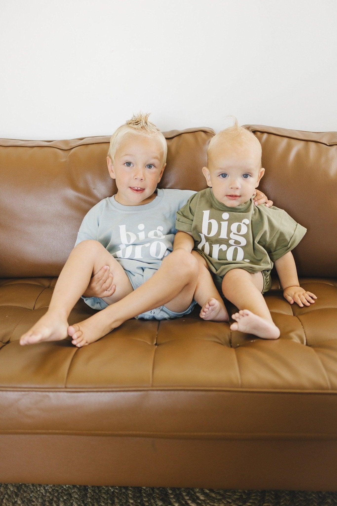 Big Bro Sweatshirt Romper - more colors by Little Joy Co., product view 4