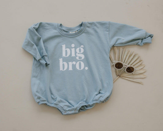 Big Bro Sweatshirt Romper - more colors by Little Joy Co.
