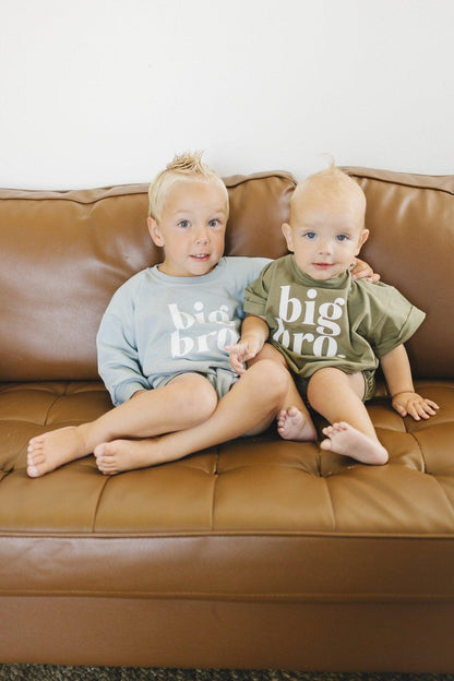 Big Bro Sweatshirt Romper - more colors by Little Joy Co., product view 3