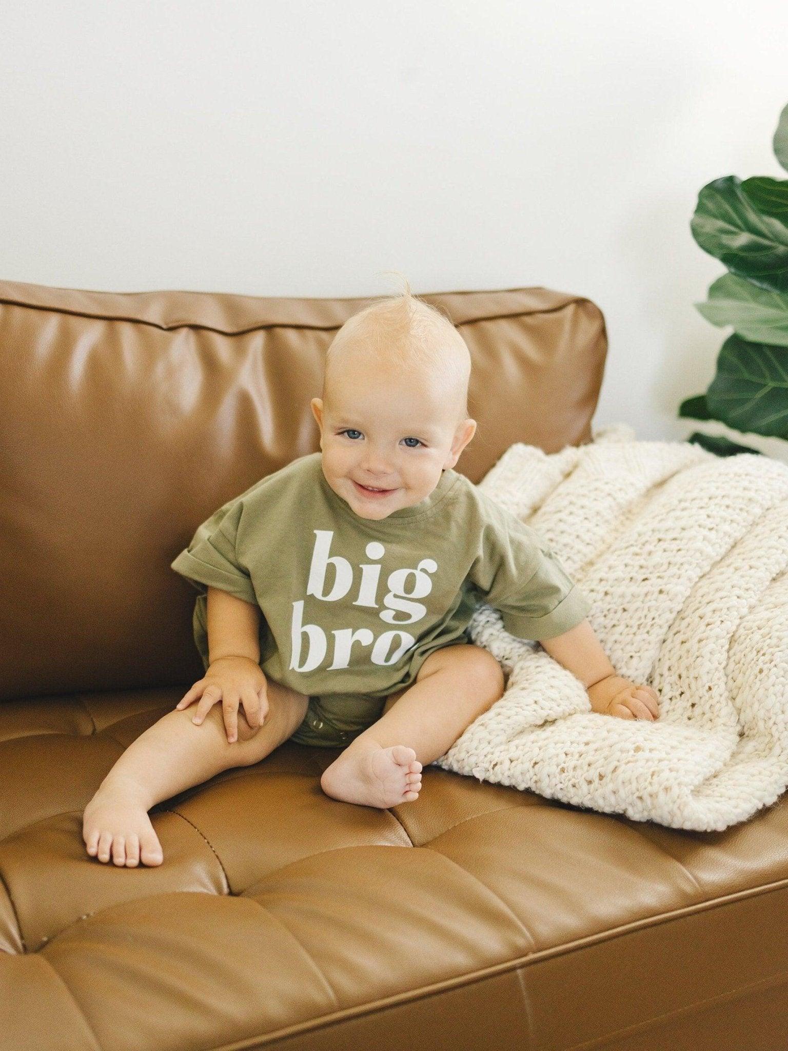 Big Bro T-Shirt Romper - more colors by Little Joy Co., product view 5