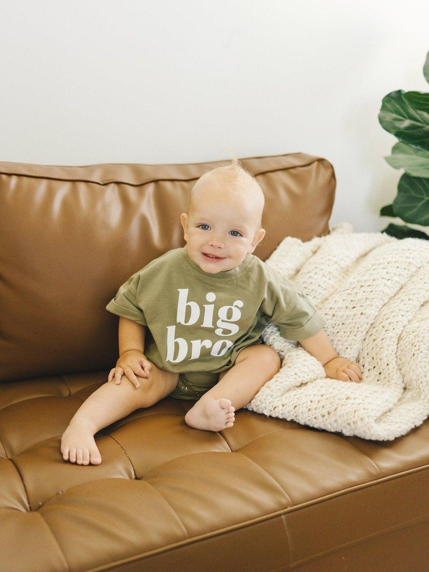 Big Bro T-Shirt Romper - more colors by Little Joy Co., product view 4