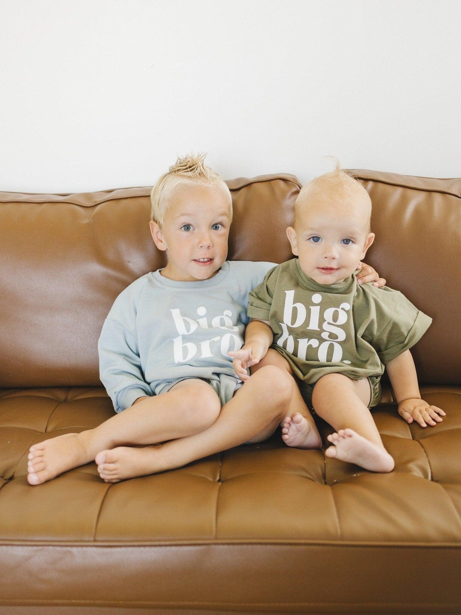 Big Bro T-Shirt Romper - more colors by Little Joy Co., product view 2