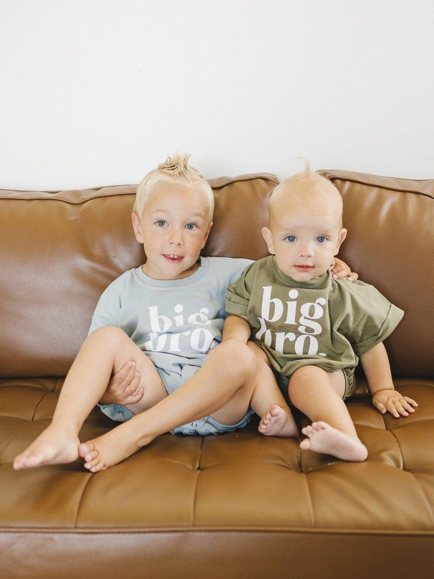 Big Bro T-Shirt Romper - more colors by Little Joy Co., product view 3