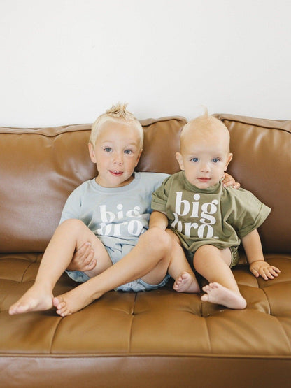 Big Bro T-Shirt Romper - more colors by Little Joy Co., product view 3