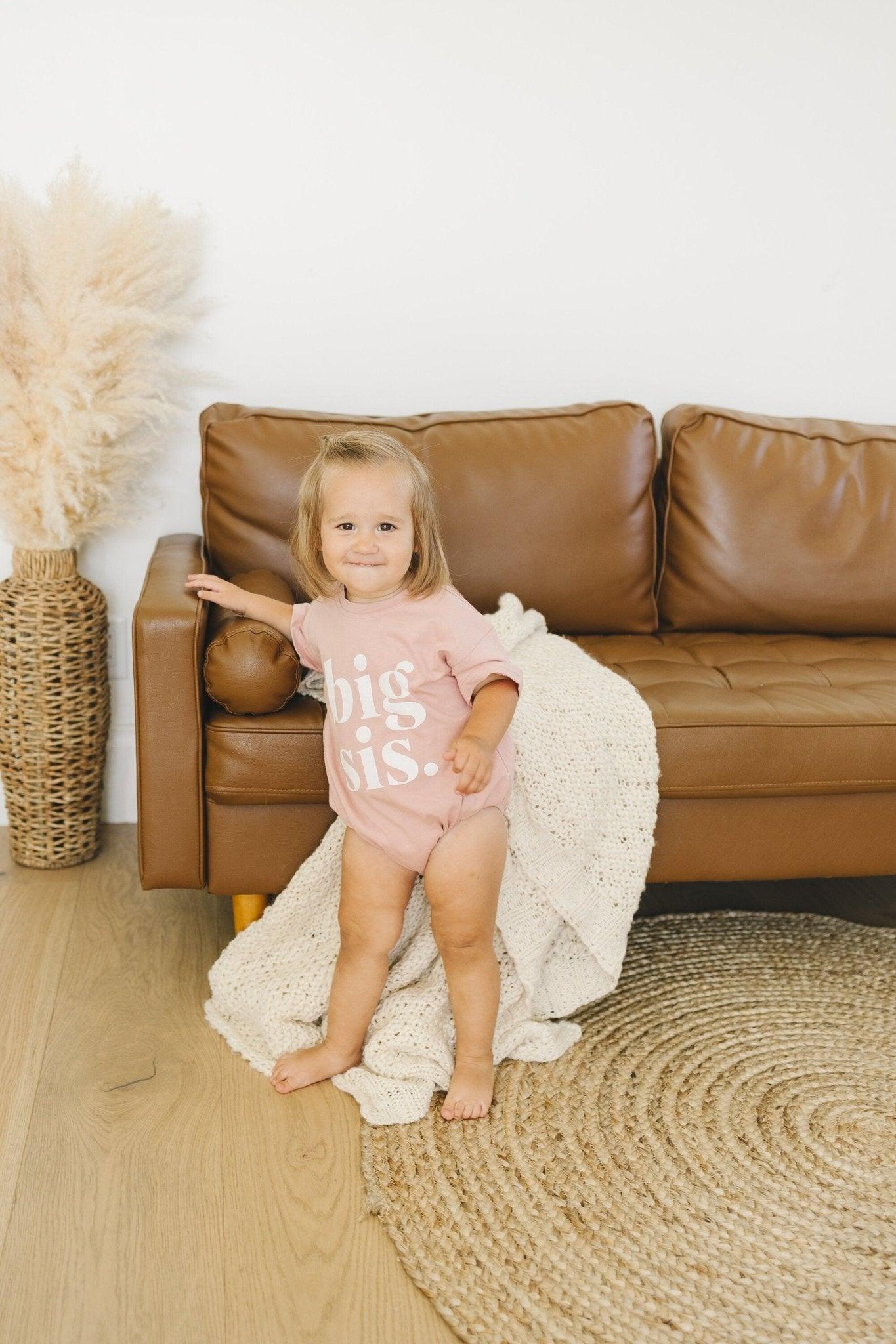 Big Sis Bubble Romper - more colors by Little Joy Co., product view 4