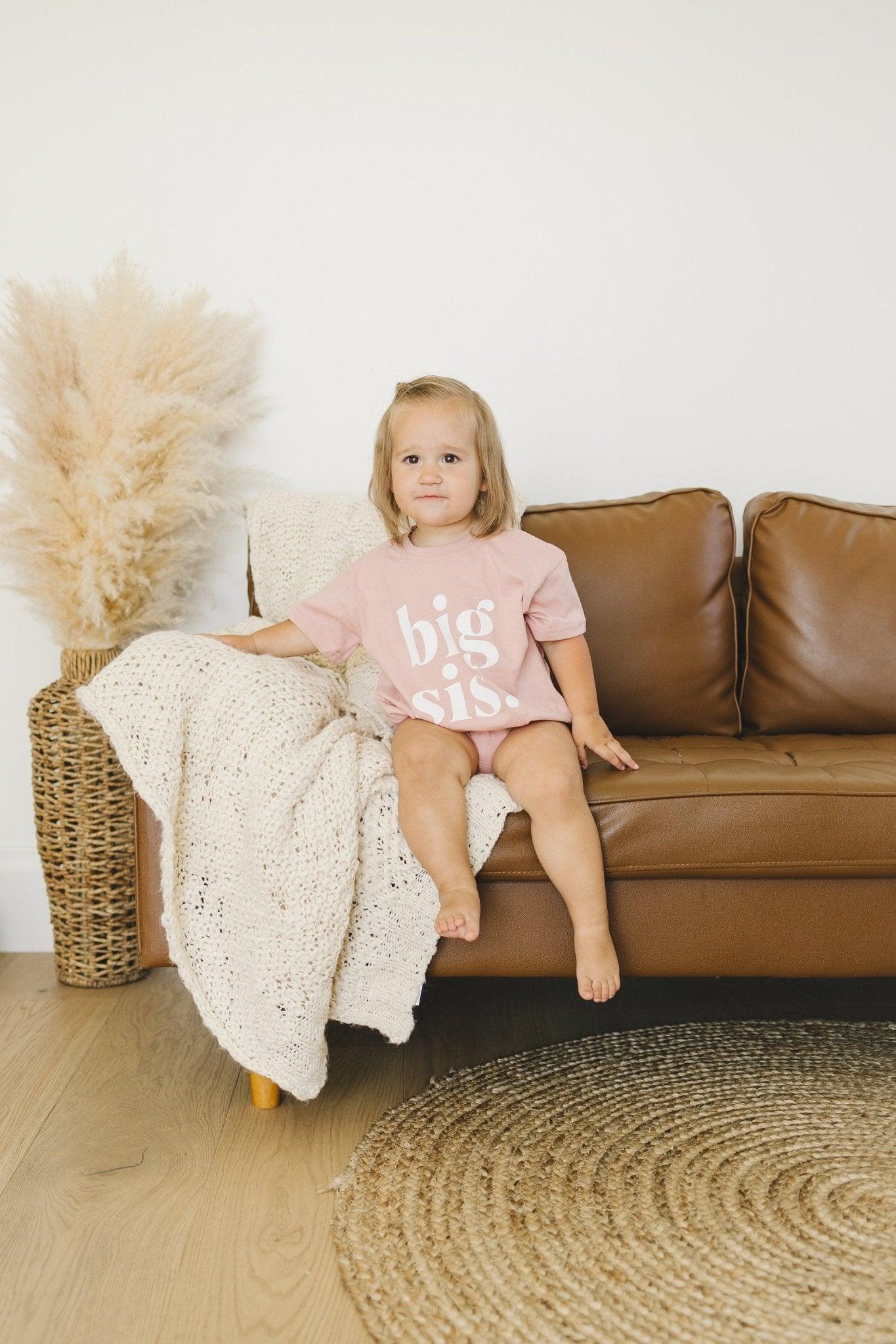 Big Sis Bubble Romper - more colors by Little Joy Co., product view 3