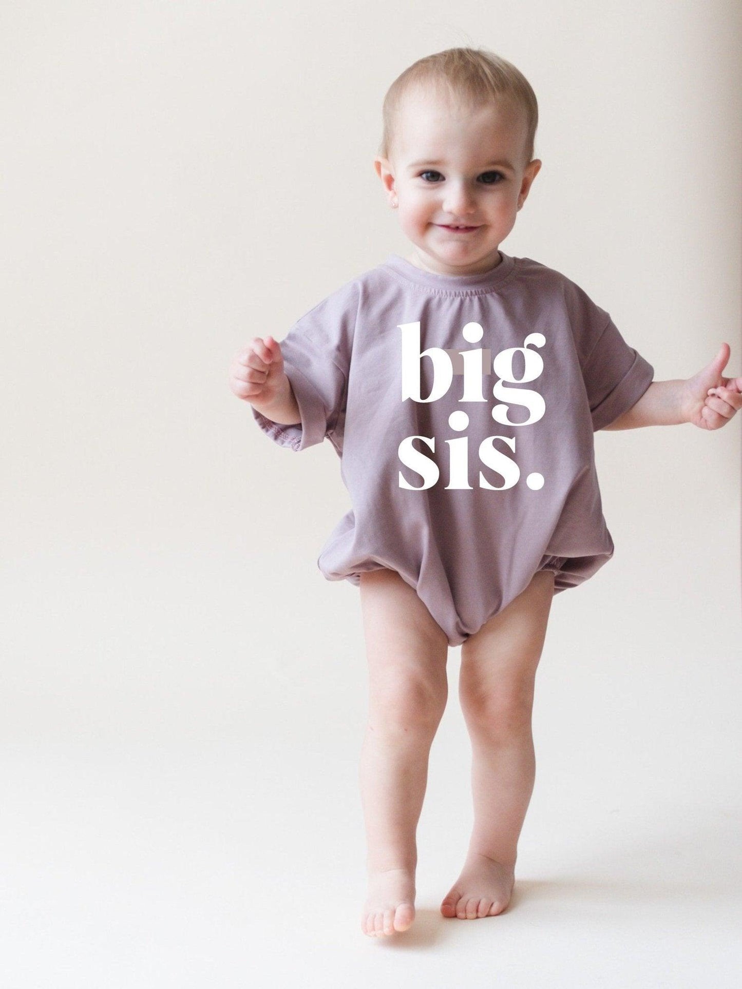 Big Sis Bubble Romper - more colors by Little Joy Co., product view 7