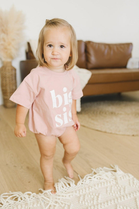 Big Sis Bubble Romper - more colors by Little Joy Co., product view 2