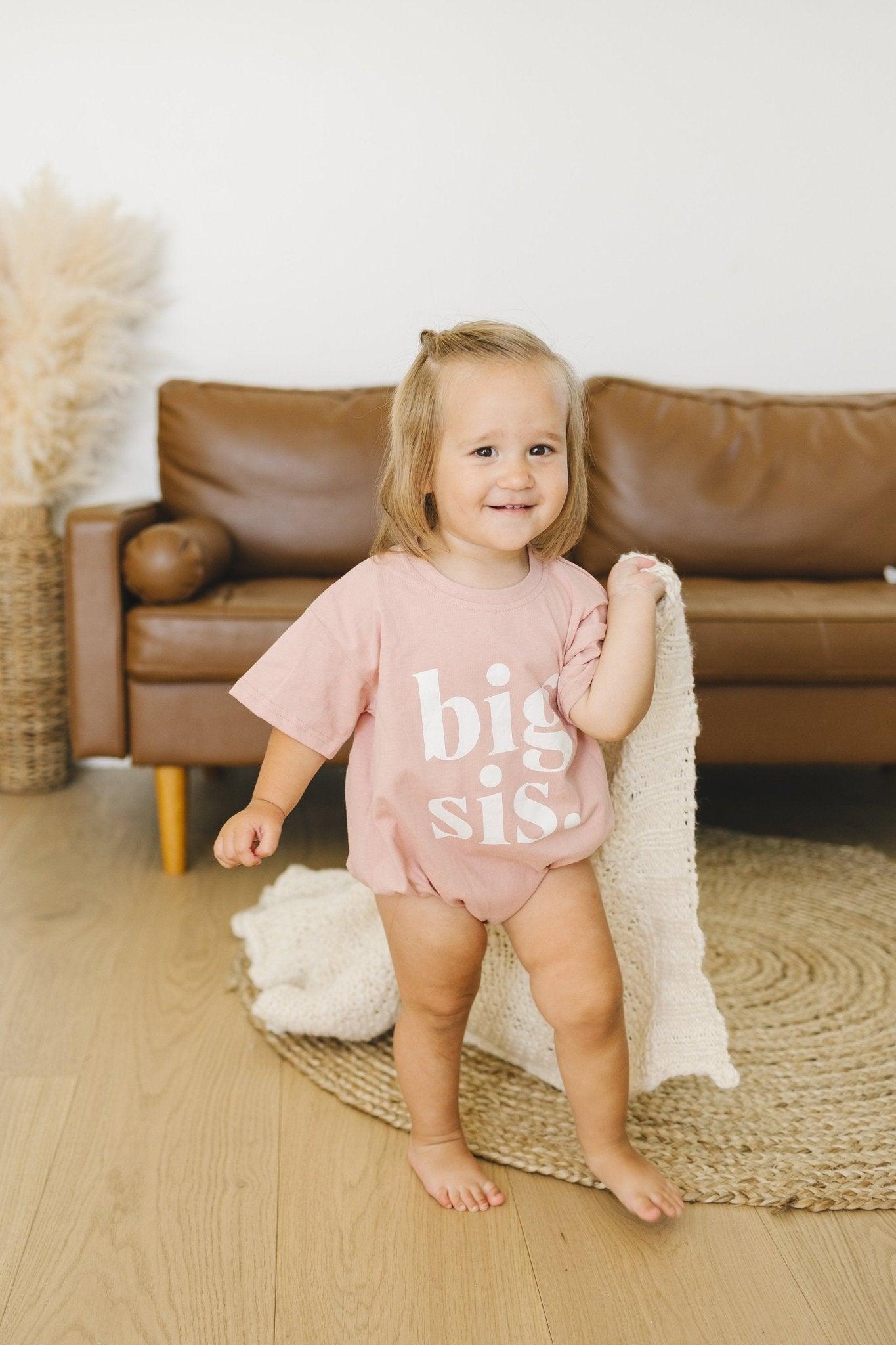 Big Sis Bubble Romper - more colors by Little Joy Co., product view 5