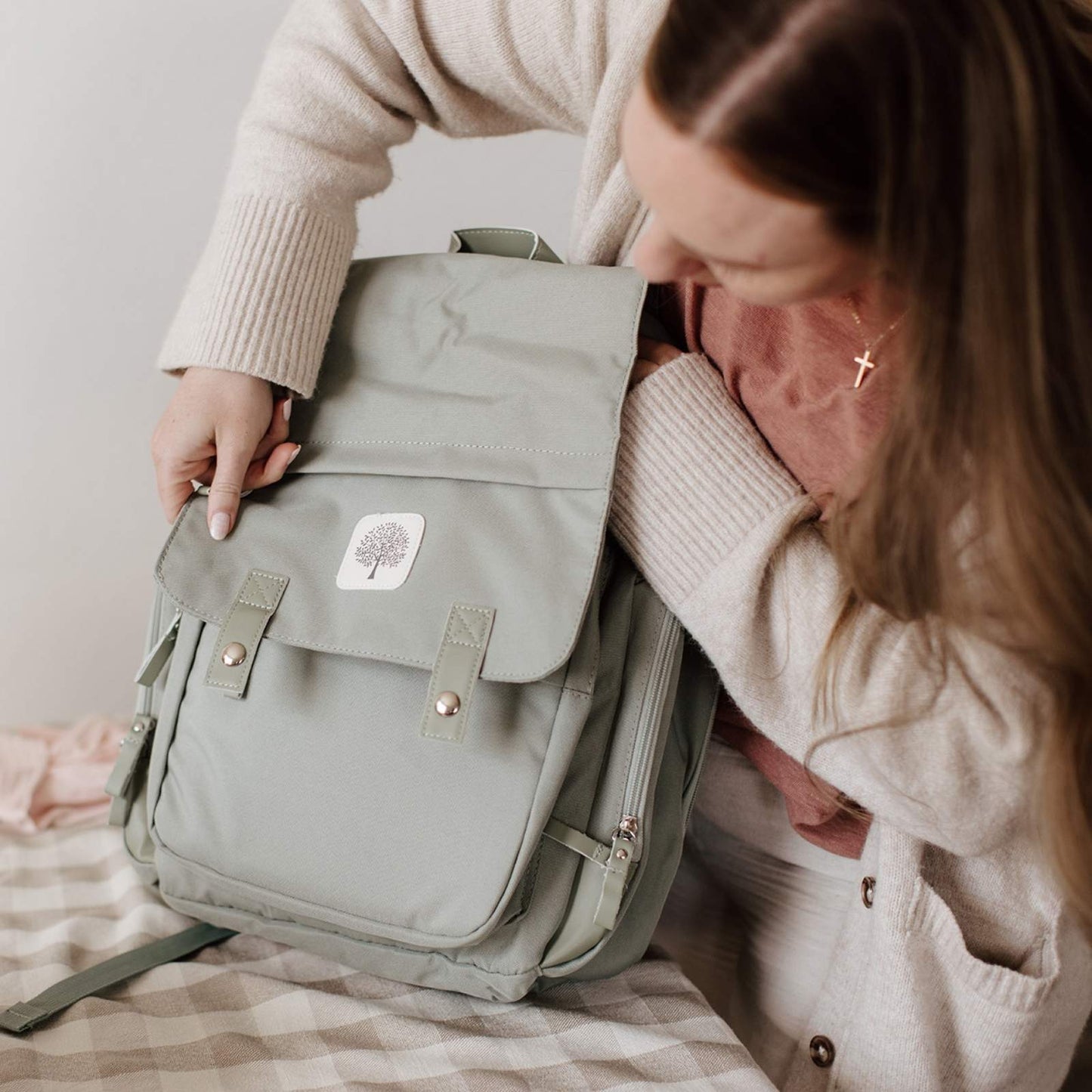 Birch Bag - Diaper Backpack by Parker Baby Co., product view 19