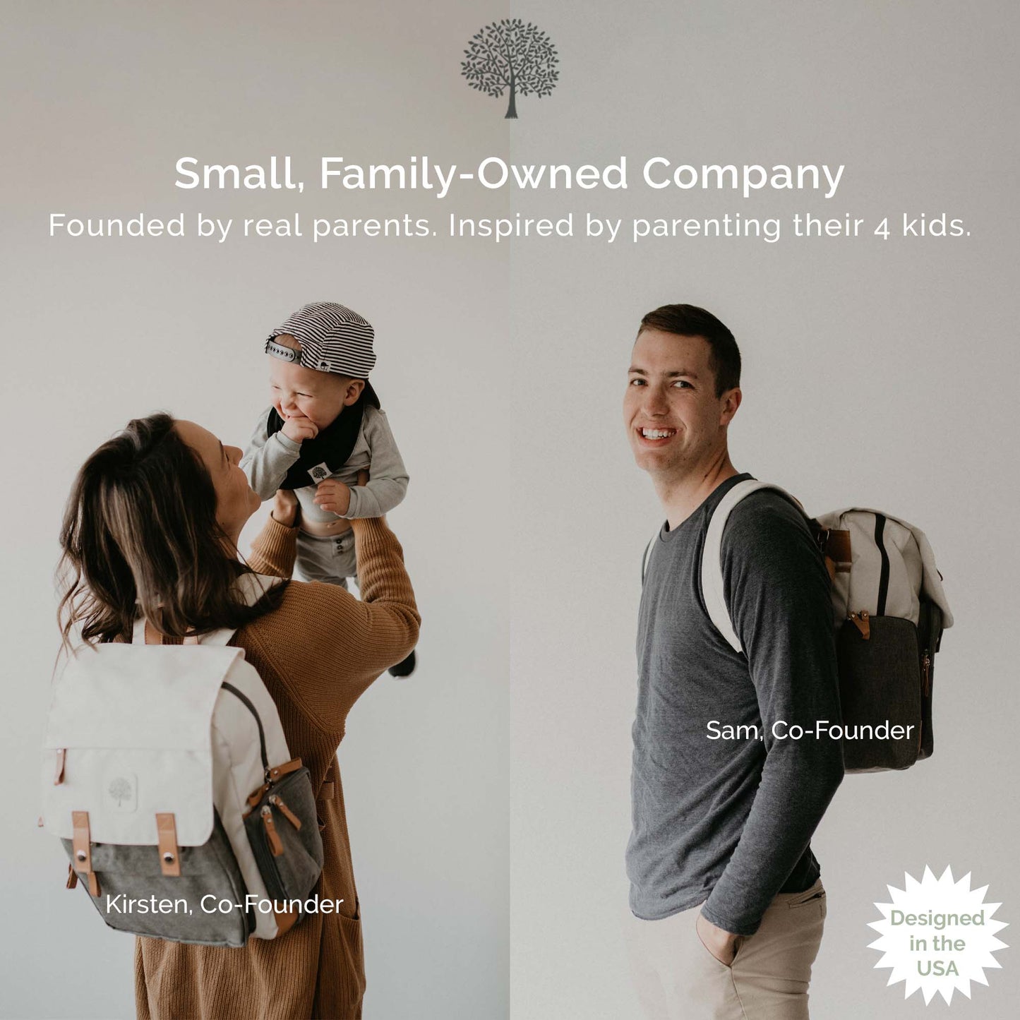 Birch Bag - Diaper Backpack by Parker Baby Co., product view 9