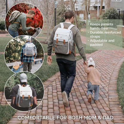Birch Bag - Diaper Backpack by Parker Baby Co., product view 7
