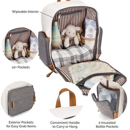 Birch Bag Mini - Diaper Backpack by Parker Baby Co., product view 6