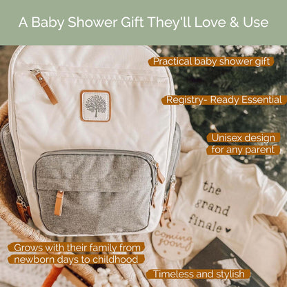 Birch Bag Mini - Diaper Backpack by Parker Baby Co., product view 12