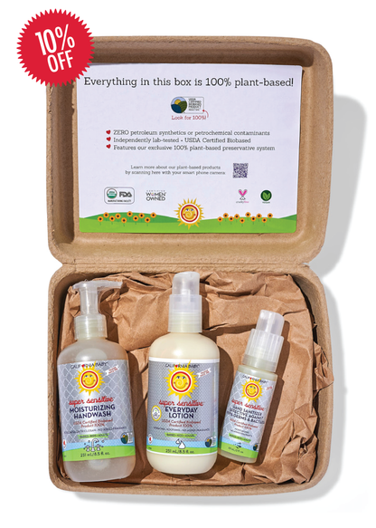 (No added fragrance)™ Soft & Clean Hands Kit by California Baby, product view 2