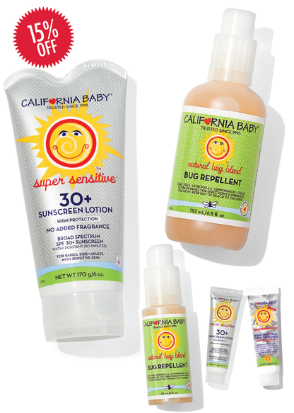 Unscented Sunscreen + Bug Spray Bundle by California Baby, product view 3