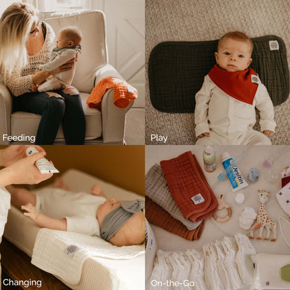 Estes Set - Muslin Burp Cloths (4 Pack)