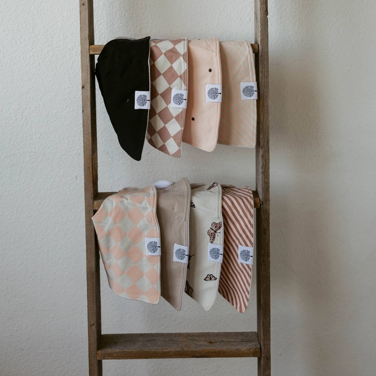 Butterfly Bandana Bib Set (8 pack) by Parker Baby Co., product view 6