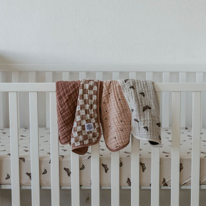 Butterfly Set - Muslin Burp Cloths (4 Pack) by Parker Baby Co., product view 8
