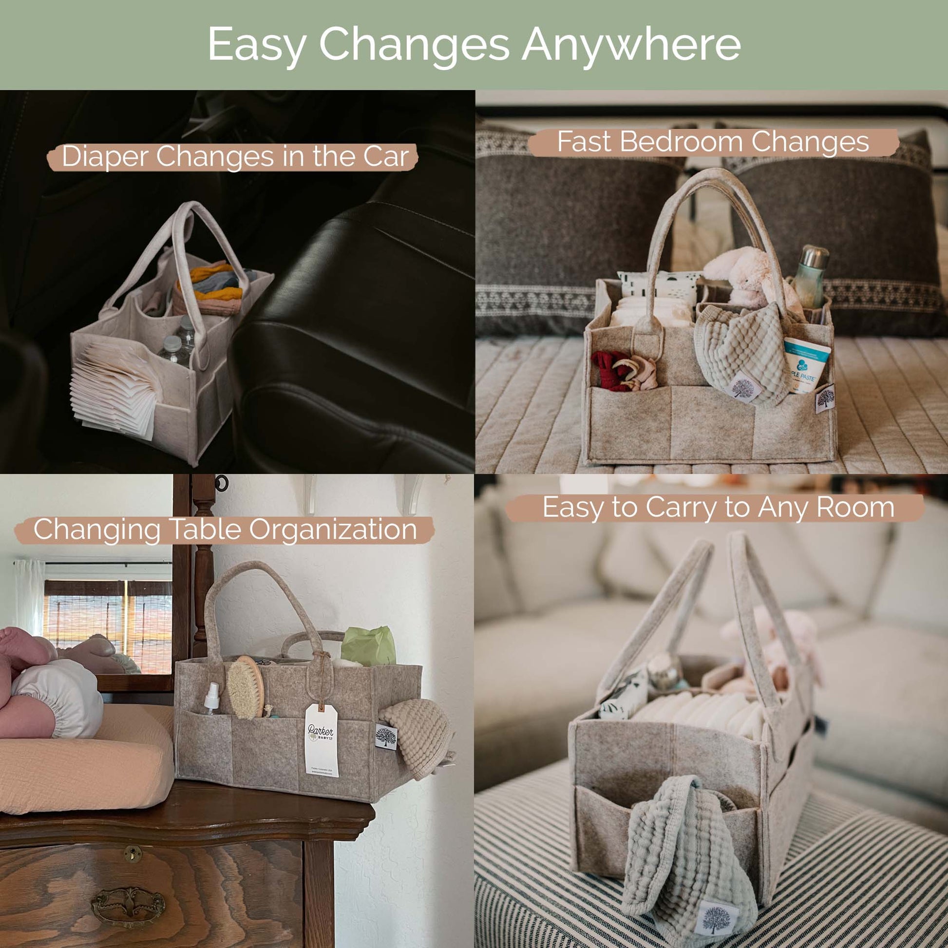 Diaper Caddy by Parker Baby Co., product view 4