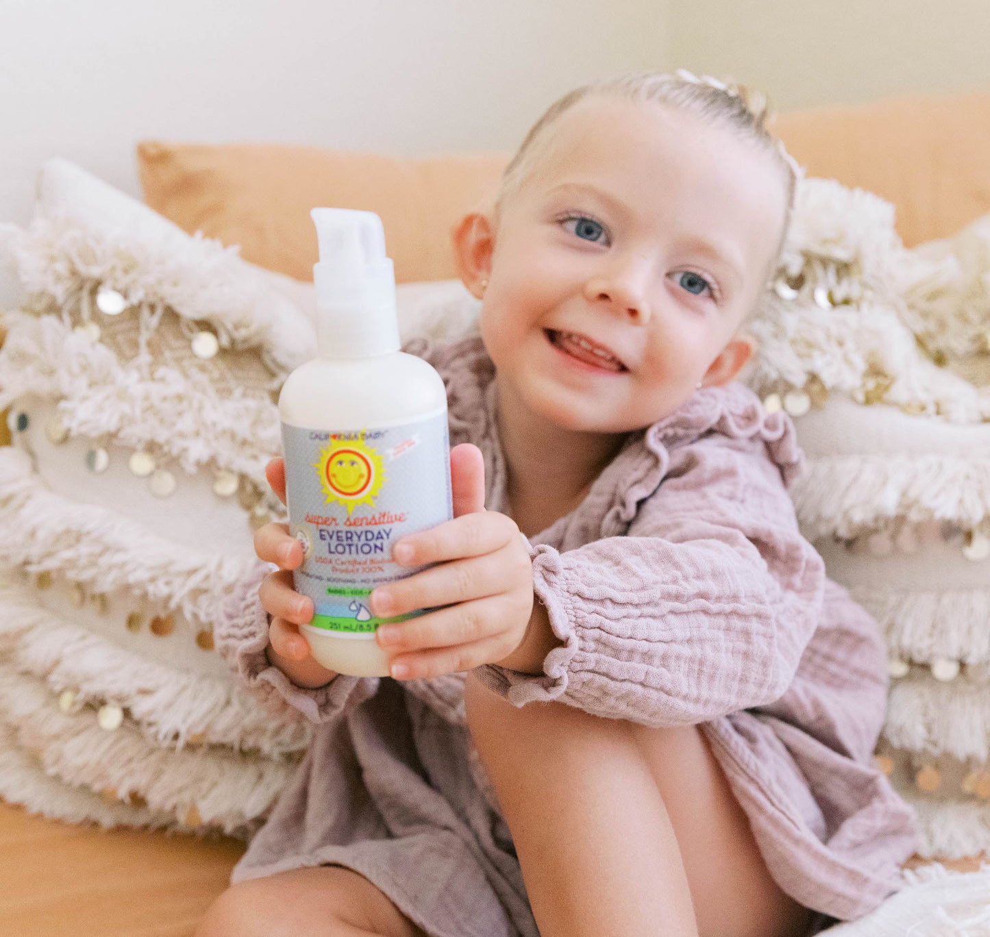 (No Fragrance) Super Sensitive™ Everyday Lotion by California Baby, product view 6