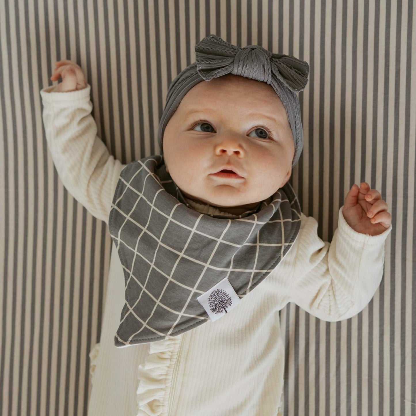 Clay Bandana Bib Set (8 pack) by Parker Baby Co., product view 4