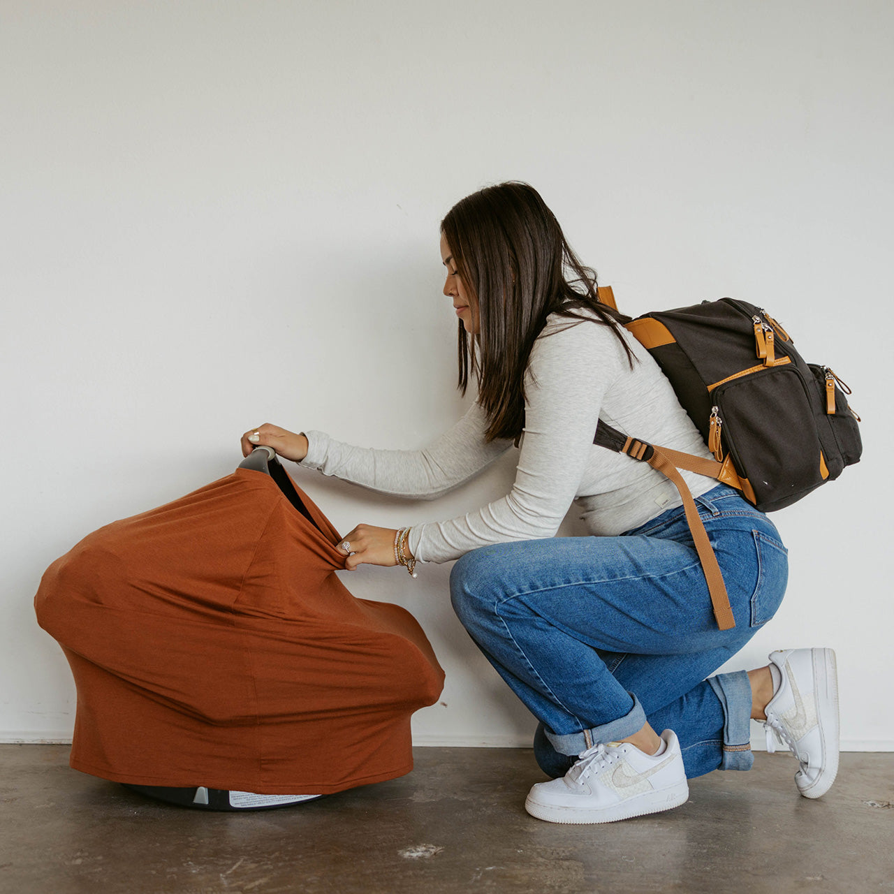 Multi-use Cover, Clay by Parker Baby Co., product view 2