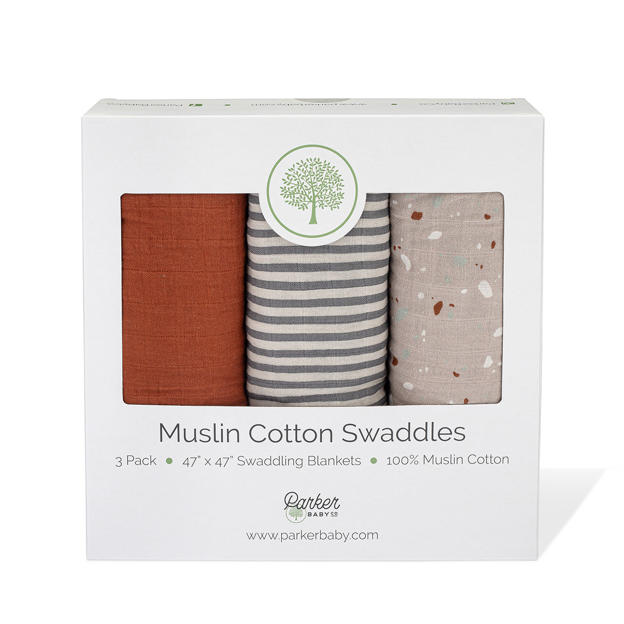 Clay Swaddle Set by Parker Baby Co., product view 15