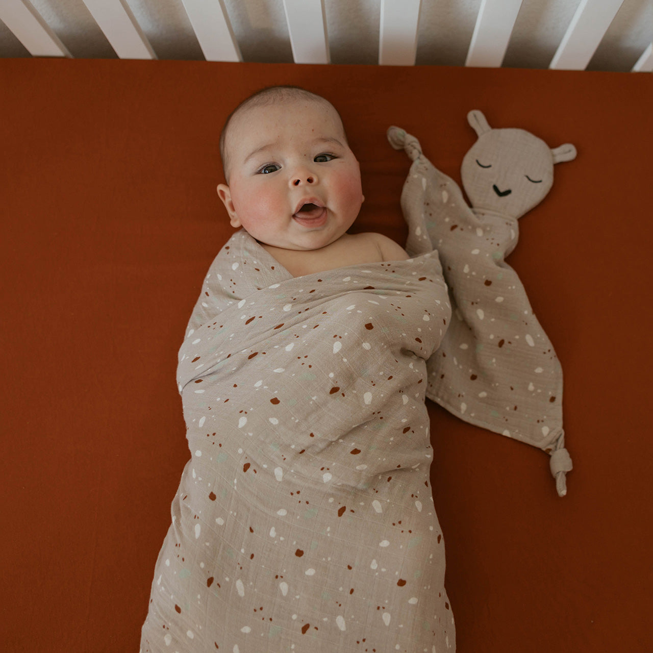 Clay Swaddle Set by Parker Baby Co., product view 7