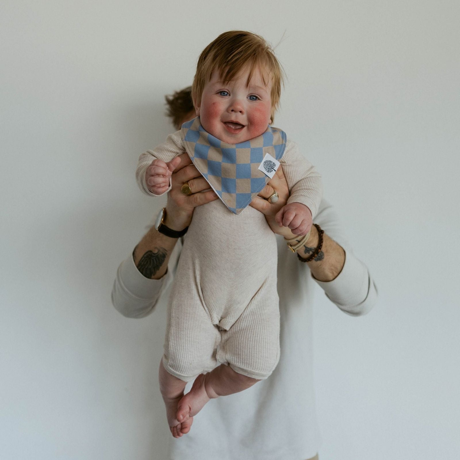 Cloud Bandana Bib Set (8 pack) by Parker Baby Co., product view 6