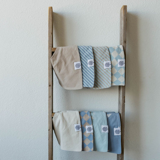 Cloud Bandana Bib Set (8 pack) by Parker Baby Co., product view 2